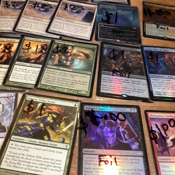 42 Wizard of the Coast Magic The Gathering Cards 13 Foil and 29 regular - Picture 16 of 16